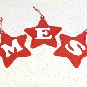 Estrellas de fieltro iniciales