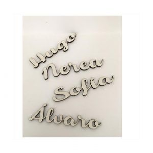 Marcasitio madera personalizado