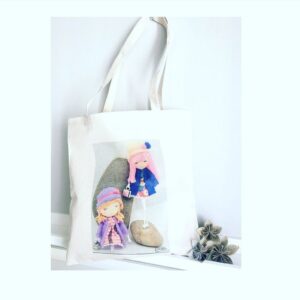 Tote bag diseño impreso Modelo Muñecas