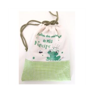 Bolsa merienda diseño impreso Rana