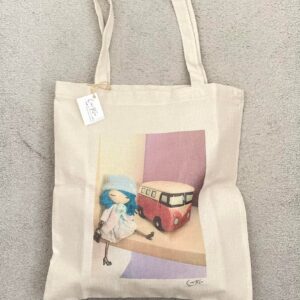 Tote bag diseño caravana impreso