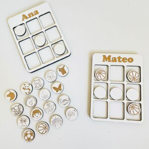 Juego 3 en raya personalizado