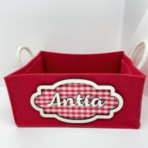 Caja ahijados en fieltro