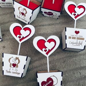 Maceta corazón