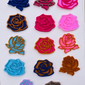 Broches flor fieltro