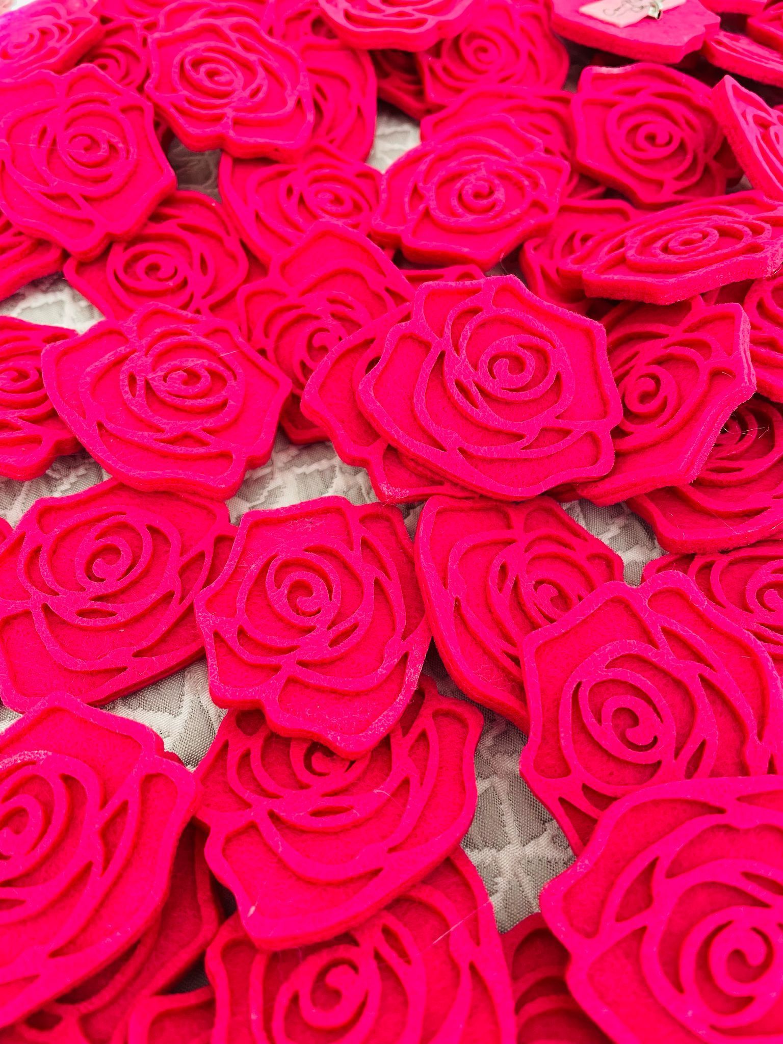Broches flor fieltro - Imagen 9