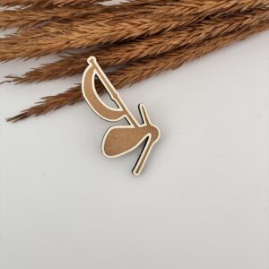 Broches gaita madera