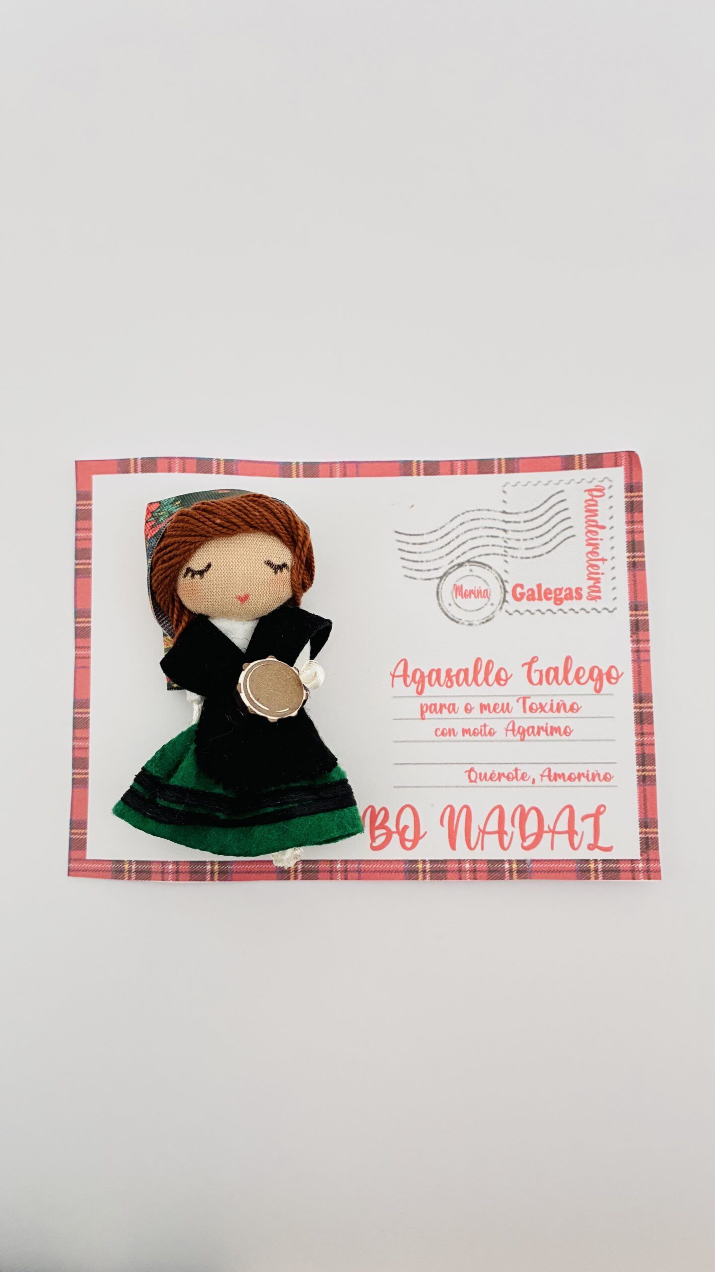 Broche Muñeca Gallega pandeireteira