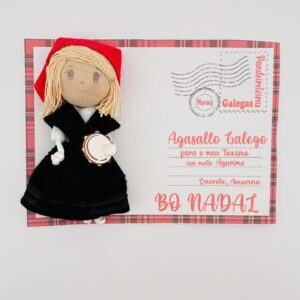 Broche Muñeca Gallega pandeireteira