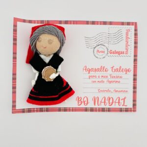 Broche Muñeca Gallega pandeireteira