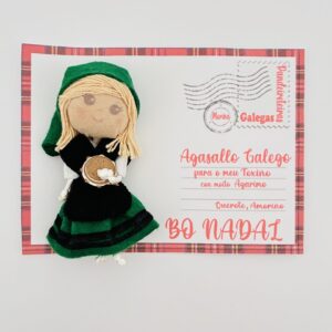 Broche Muñeca Gallega pandeireteira