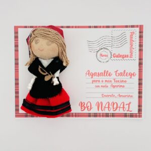 Broche Muñeca Gallega gaiteira