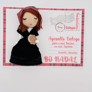Broche Muñeca Gallega pandeireteira