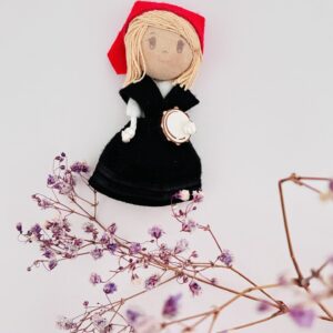 Broche Muñeca Gallega pandeireteira