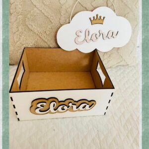 Regalo bienvenida Caja y marco fotos